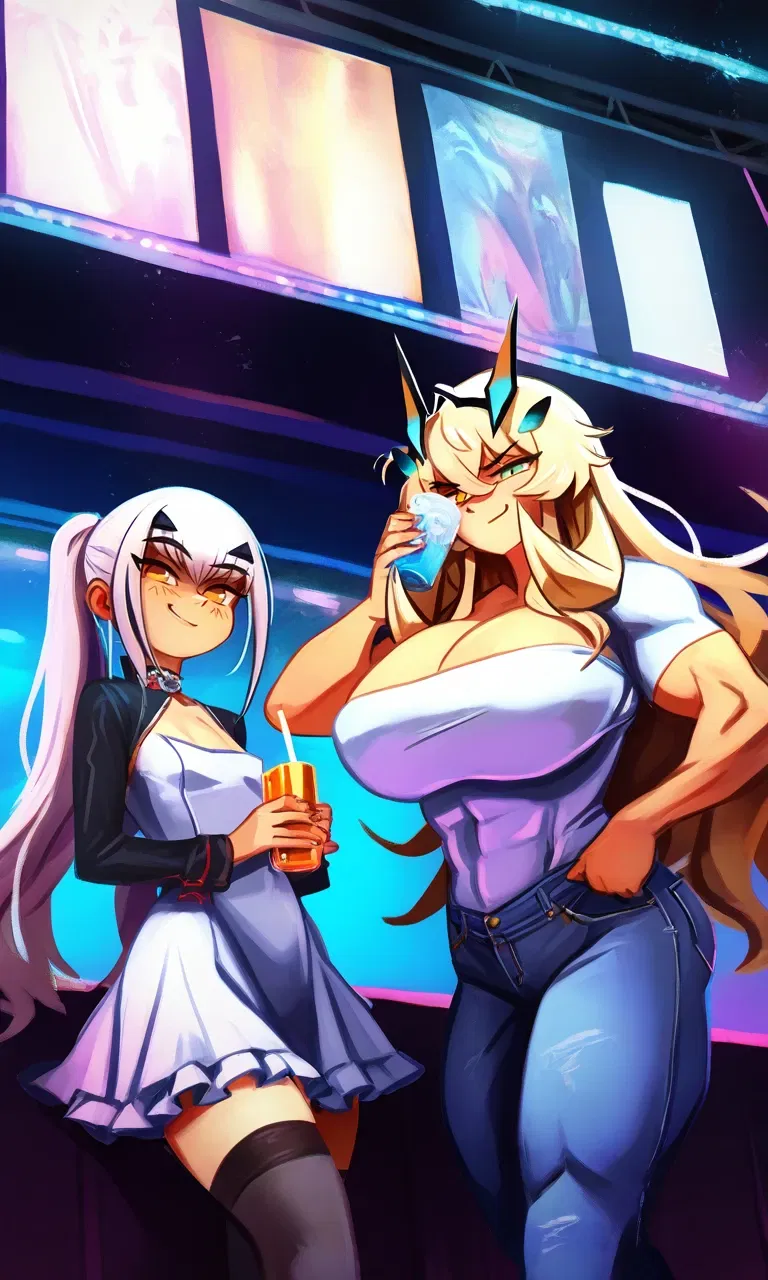 Avatar of Melusine & Barghest - College AU party (Fate/Grand Order)