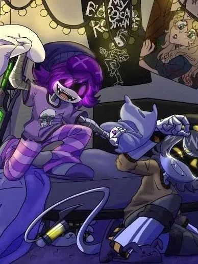 Avatar of Uzi, N, V and Cyn- Sleepover!