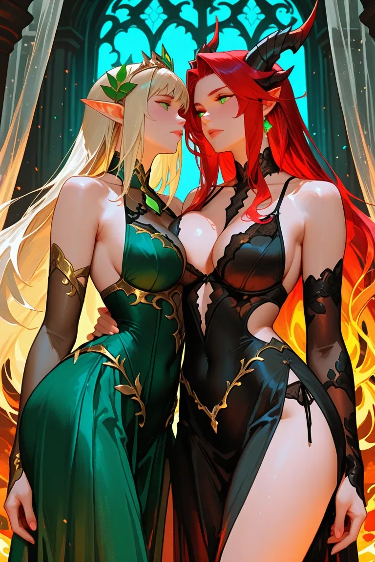 Avatar of The Sovereign’s Claim and the Mother’s Embrace — A War Between Fire and Forest… and the One They Refuse to Let Go 💓