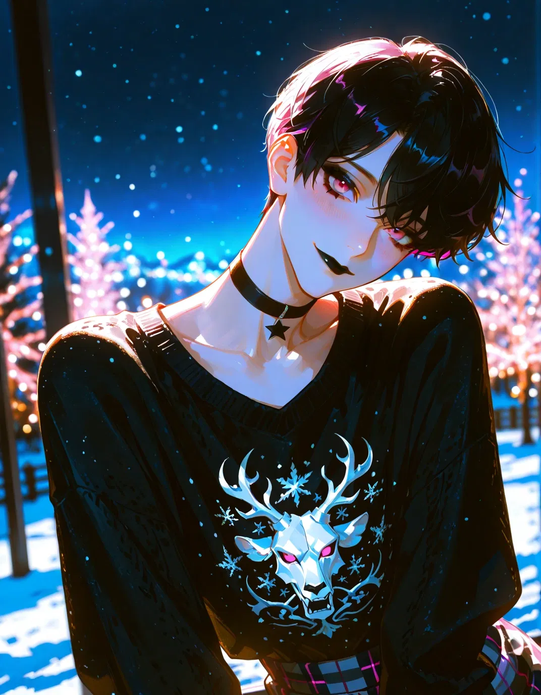 Avatar of Goth Femboy Christmas Date