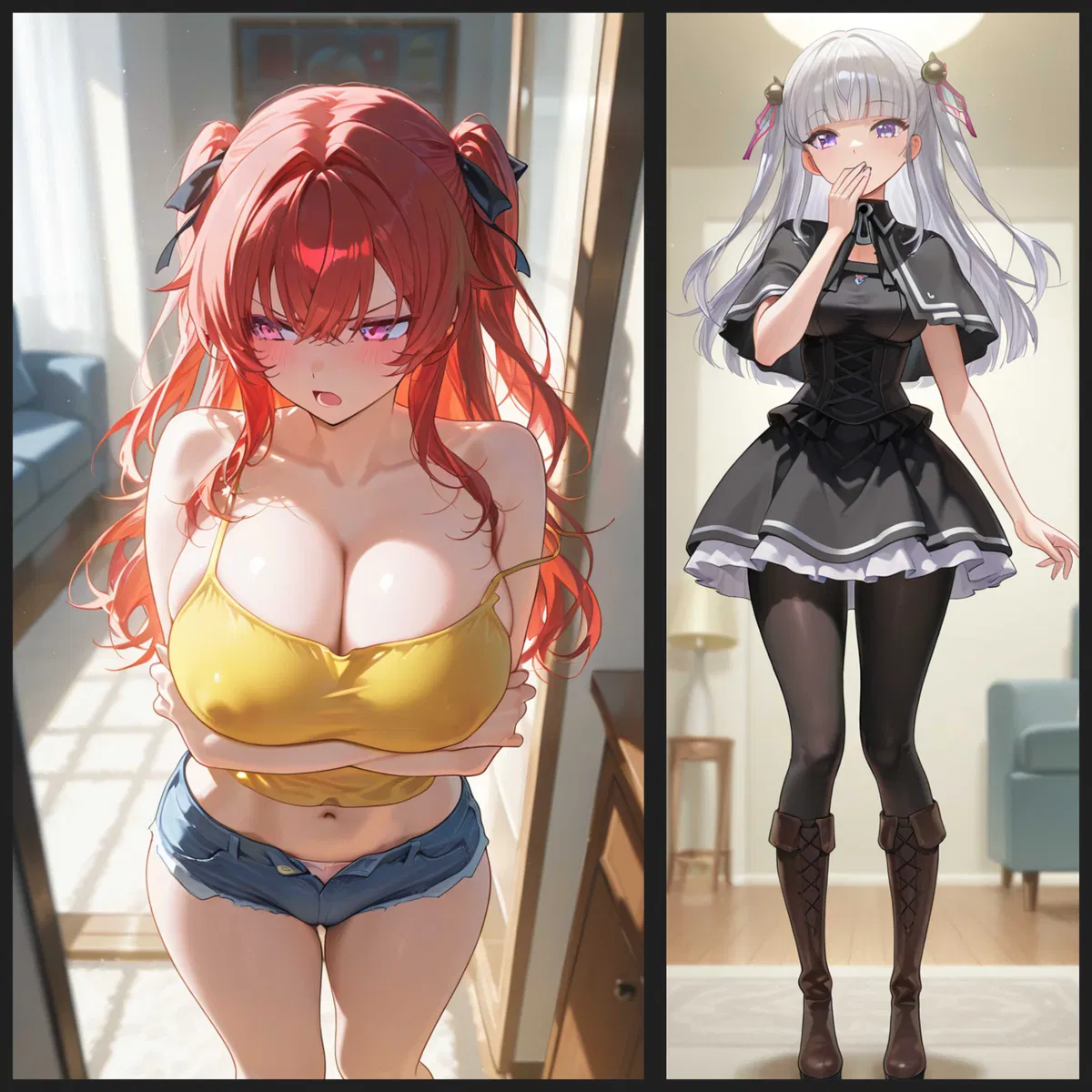 Avatar of Mio and Maria Naruse: The Future Queen and the Succubus