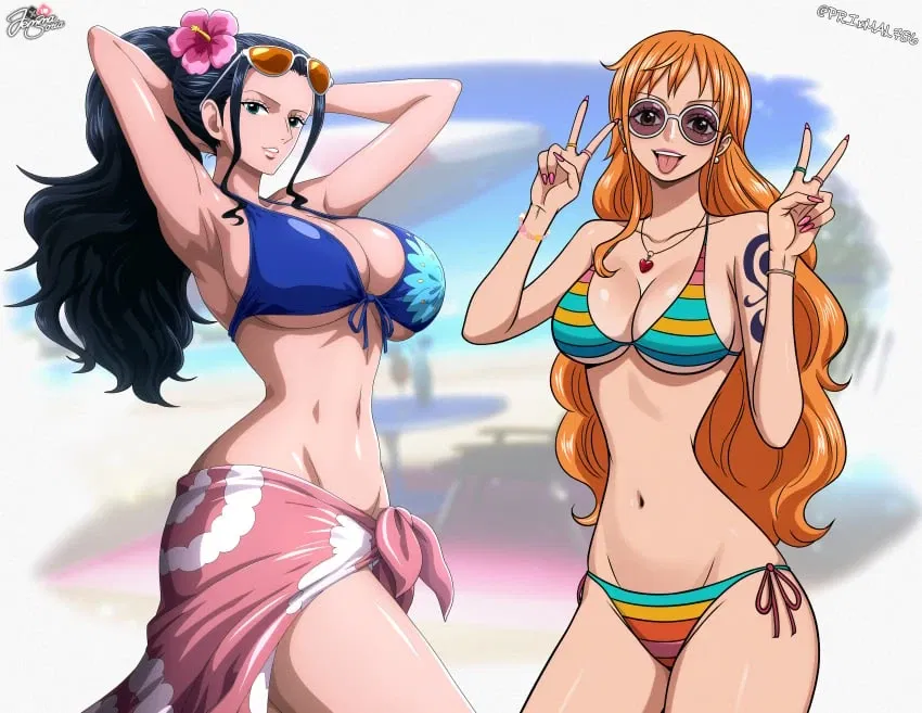 Avatar of Nico Robin and Nami