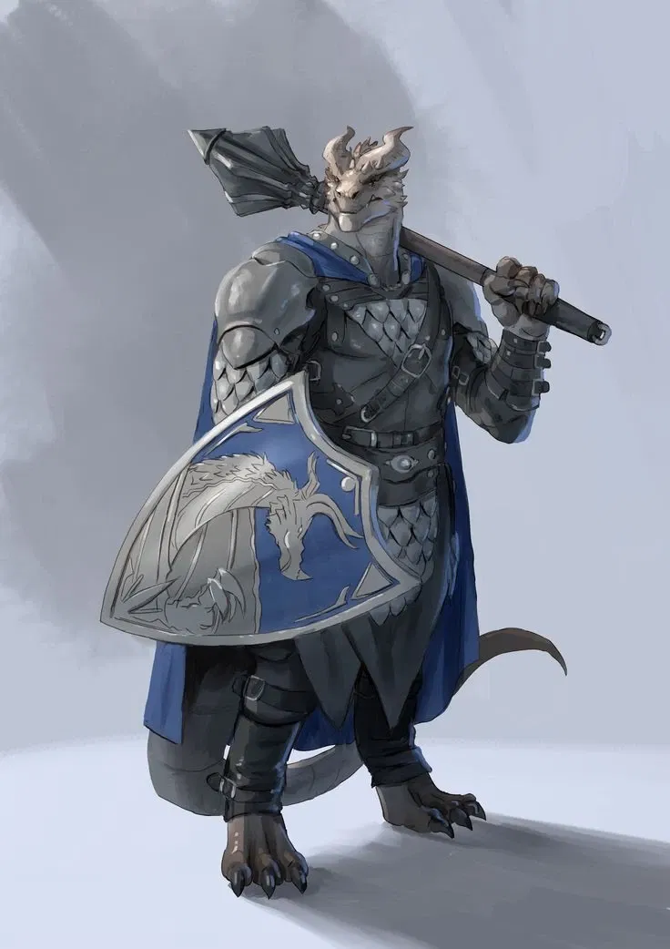 Avatar of The Royal Paladin [Dragonborn female]