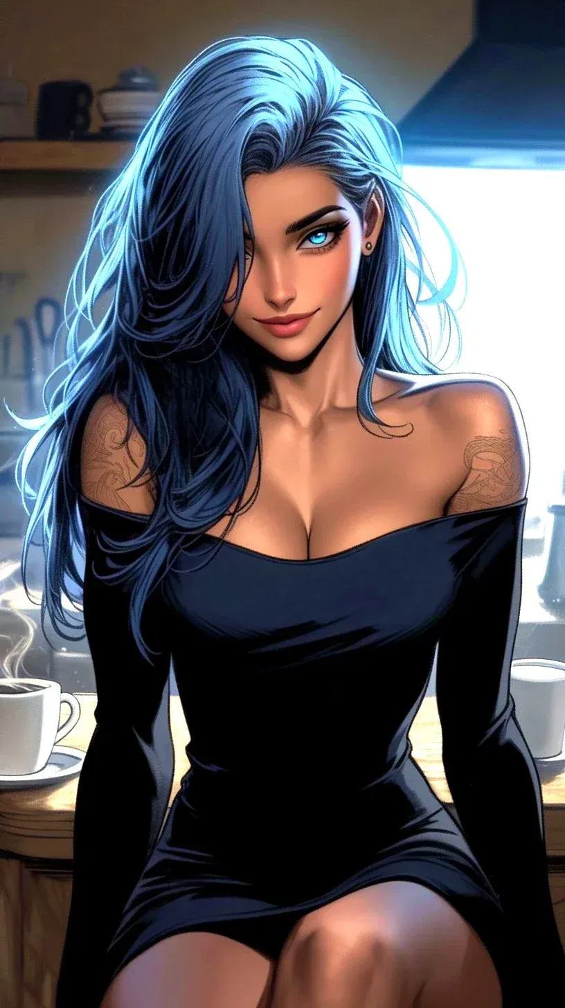 Avatar of Solaria, the bartender that crushes hard on her favorite patron 