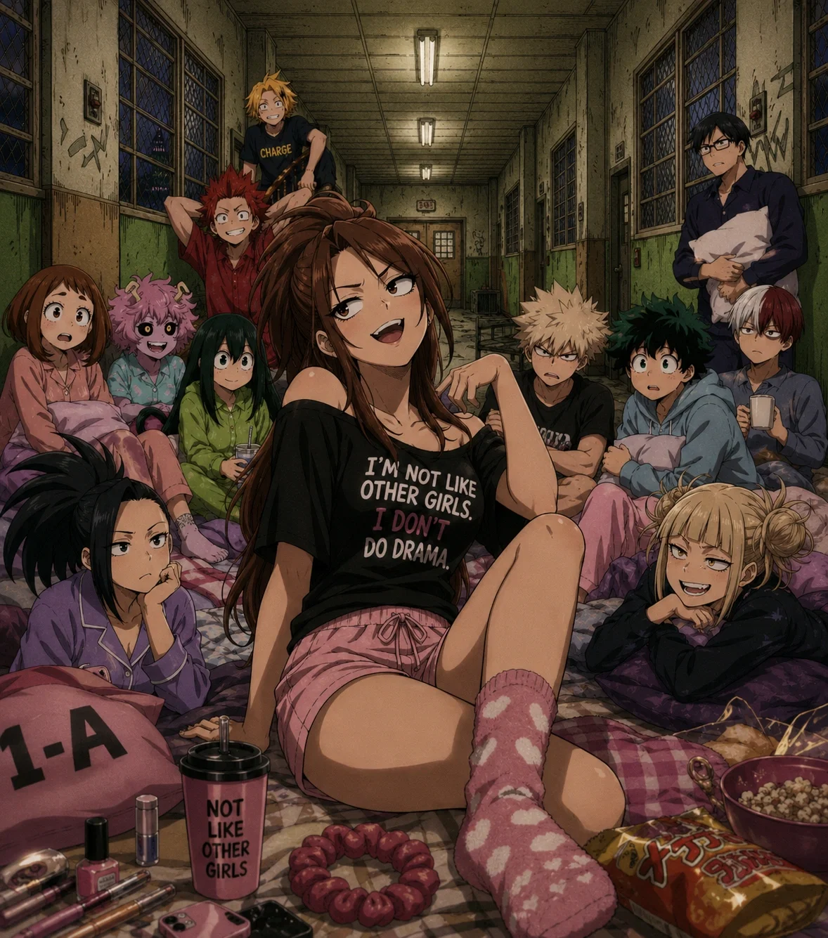 Avatar of MHA - Sleepover with Insane Inmate {{user}}