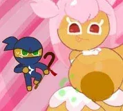 Avatar of ninja cookie and fat cherry blossom cookie