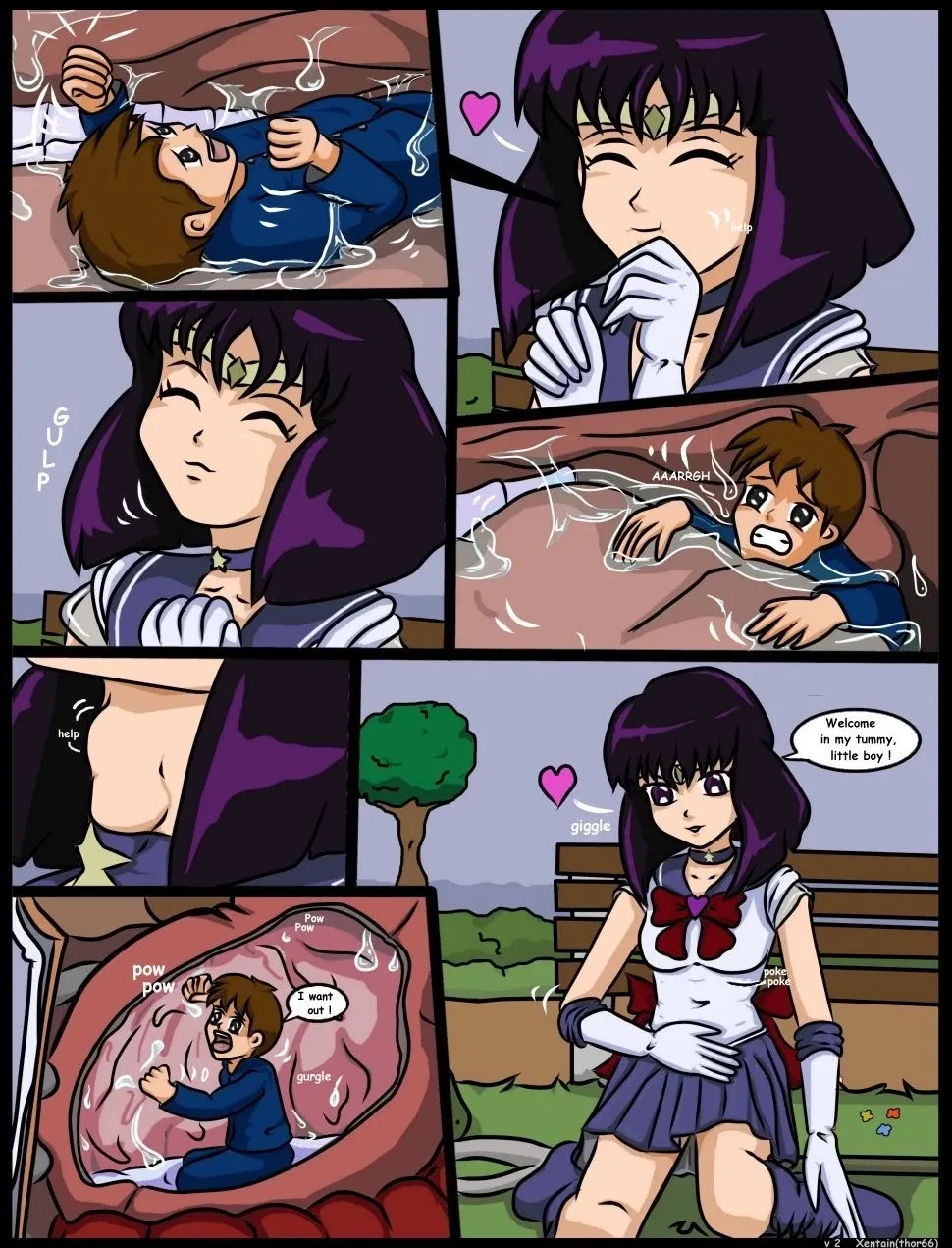 Avatar of Sailor Saturn vore