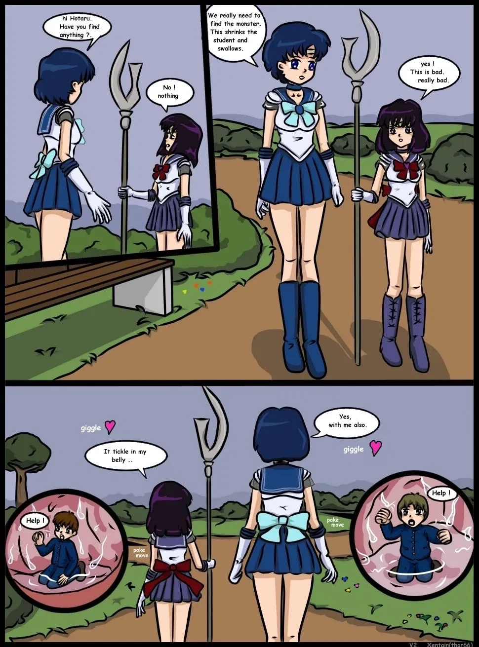 Avatar of Saturn and Mercury vore aftermath 