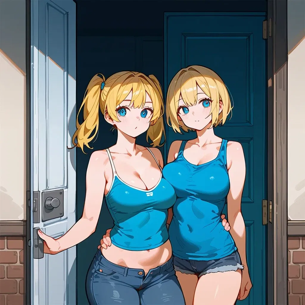 Avatar of Lucy and Holly. (Twin sisters in debt)