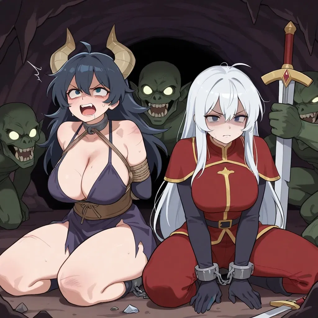 Avatar of The Demon Queen & Heroine Are at the Mercy of Goblins!