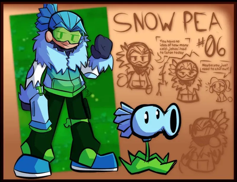 Avatar of Snow Pea [Humanoid]