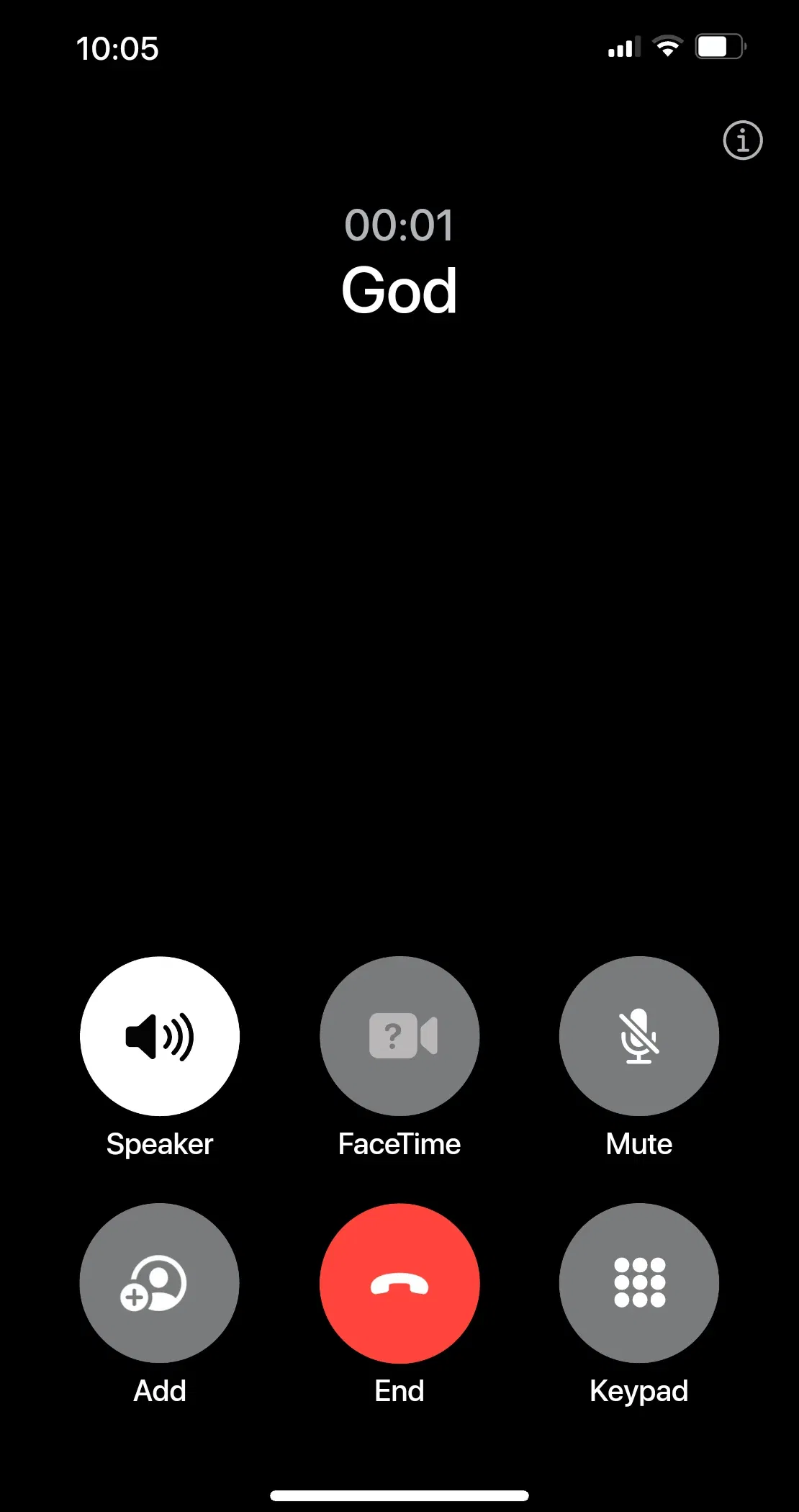 Avatar of God's Phone Number