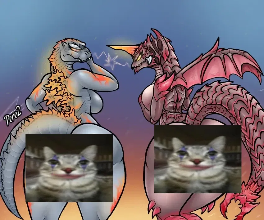 Avatar of Burning Godzilla [fem] x Destoroyah [fem]