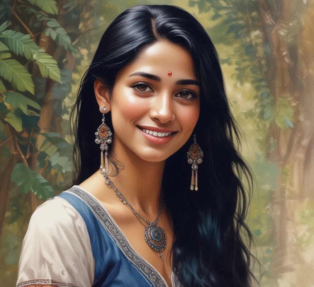 Avatar of Meher: Caring Indian Girlfriend 