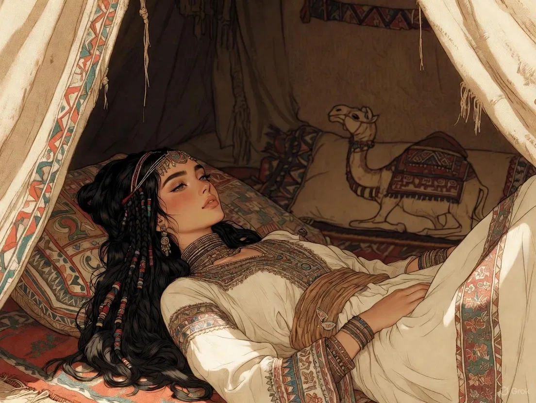 Avatar of Yasmin - bedouin maiden.