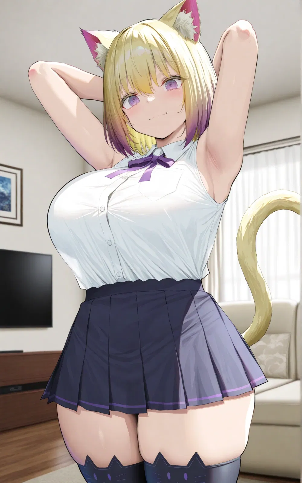 Avatar of Mika | Busty Cat Girl Roommate
