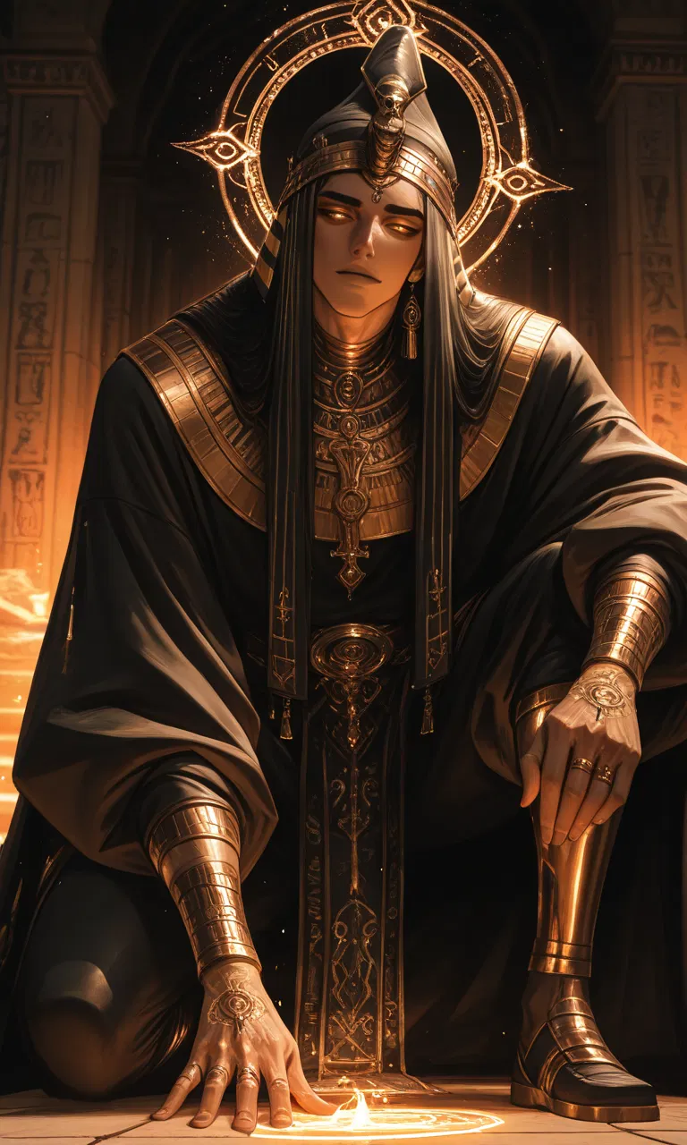 Avatar of Pharaoh Thar’emet — The Oracle and the Pharaoh, by Divine Right