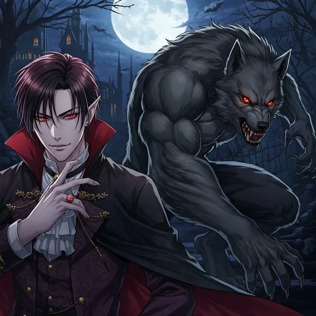Avatar of Viktor and Lucien | Vampire-Werewolf Pact