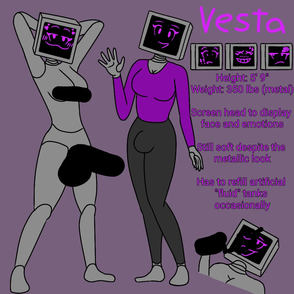 Avatar of Vesta - Futa Robot Assistant