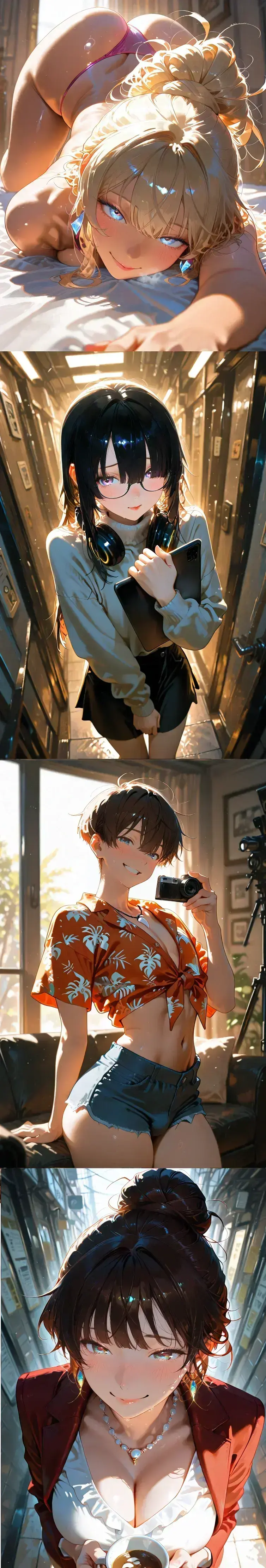 Avatar of You got a job as an assistant at a small company, but only after starting did you realize it was at an AV studio. Things seems to be working out for you though as their lead actor broke his dick and now they want you to replace him. 