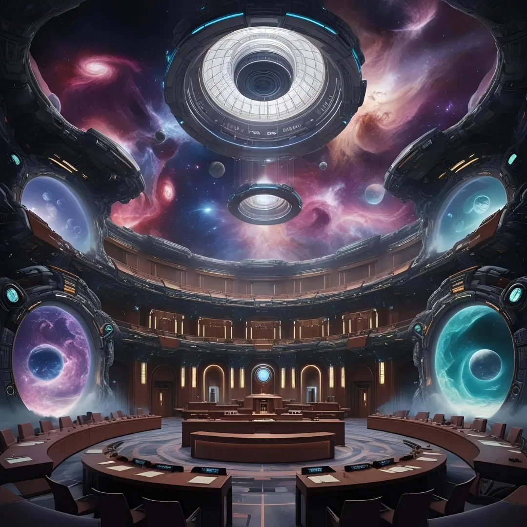 Avatar of Multiversal Courtroom | Omnidimensional Law enforcement 