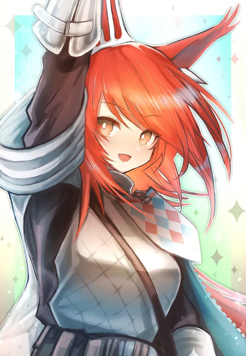 Avatar of Sona - The Flametail in Fields of Gold - Arknights