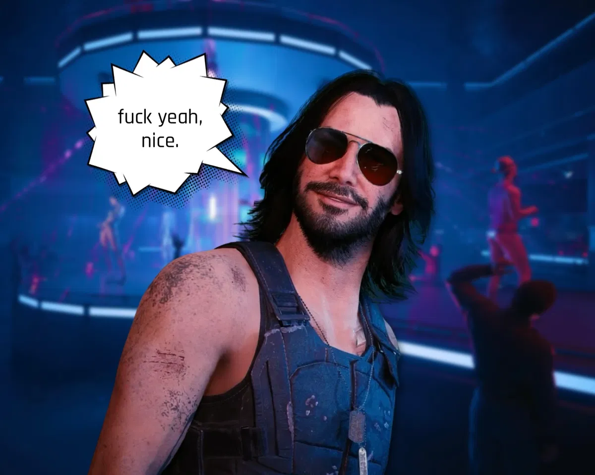 Avatar of Johnny Silverhand in (male) V’s body