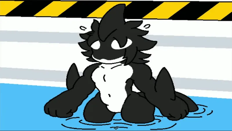 Avatar of Black Latex Orca Transfur