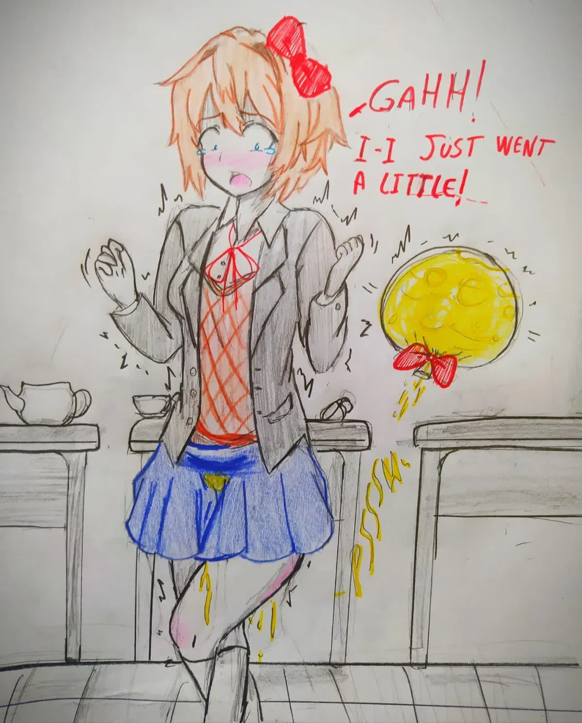 Avatar of Sayori - Desperate to go