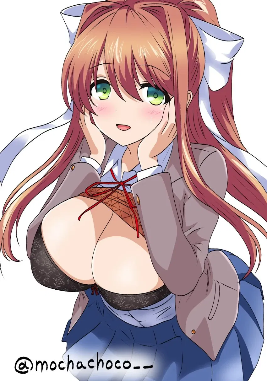 Avatar of Monika, but she's now horny?