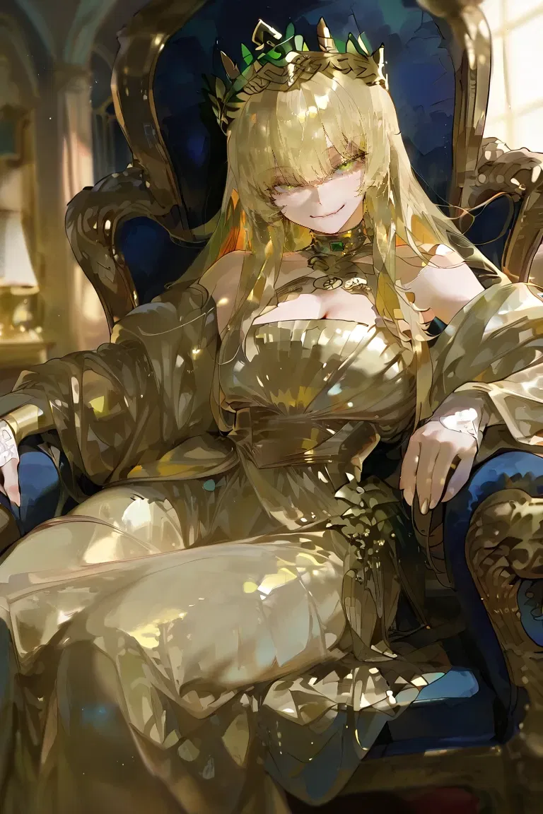 Avatar of The Enemy Queen Made you sign Marriage Papers, now you are stuck together??