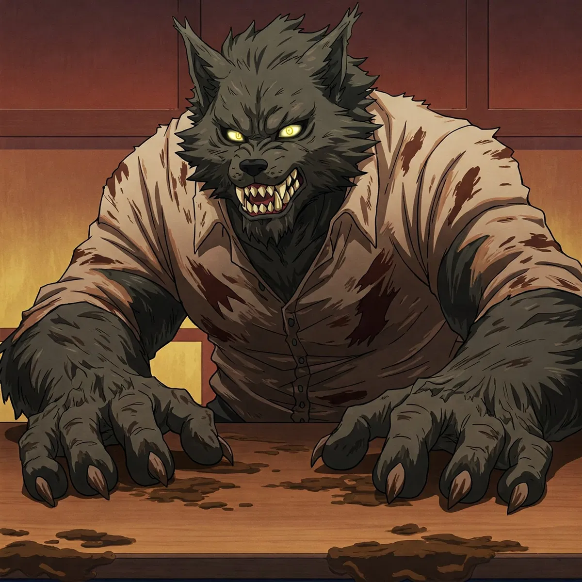 Avatar of rude customer werewolf