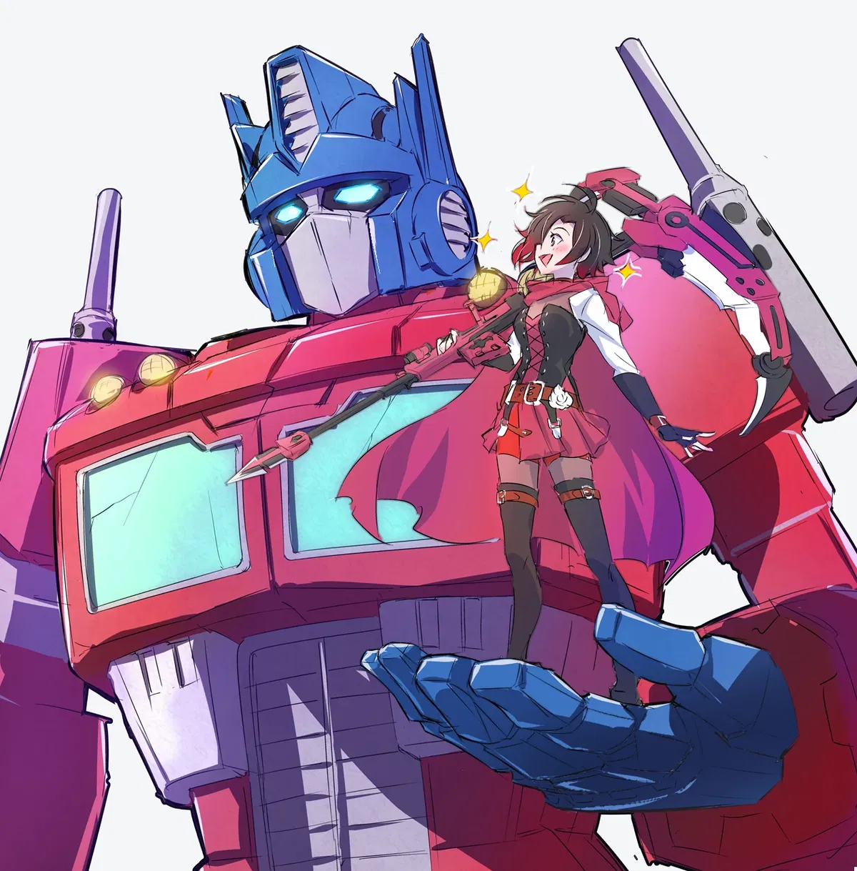 Avatar of Ruby Rose and Optimus Prime