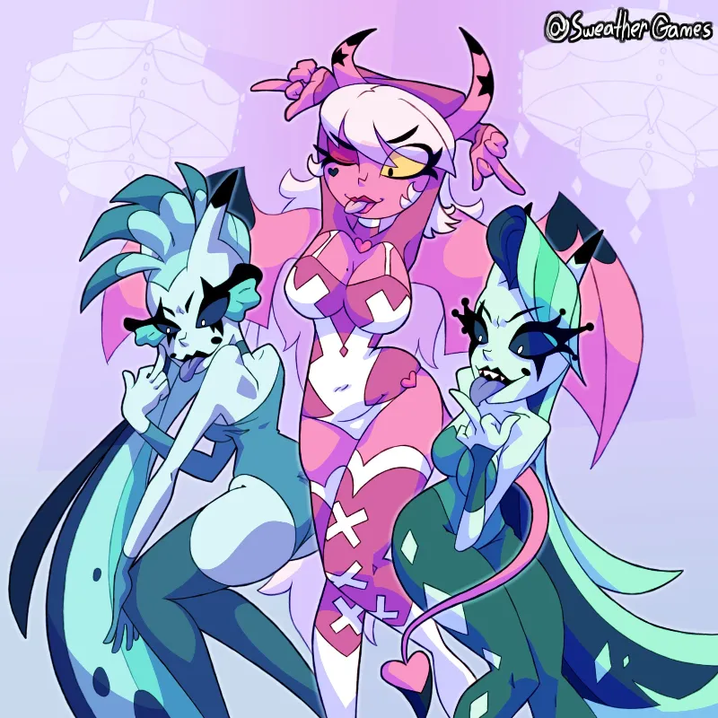 Avatar of Glitz, Glam, & Verosika ~Hazbin Hotel x Helluva Boss~