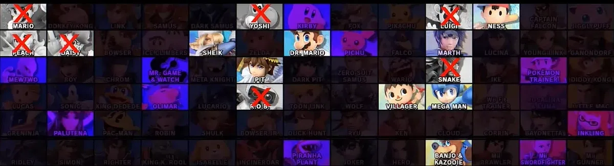 Avatar of Wid v.3 (ness, villager, sheik, marth, and cappy)