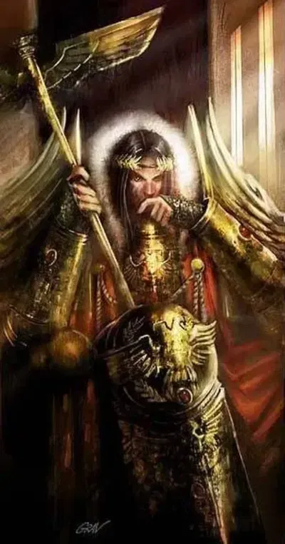 Avatar of The Emperor of Mankind (Prompt: Last Church)