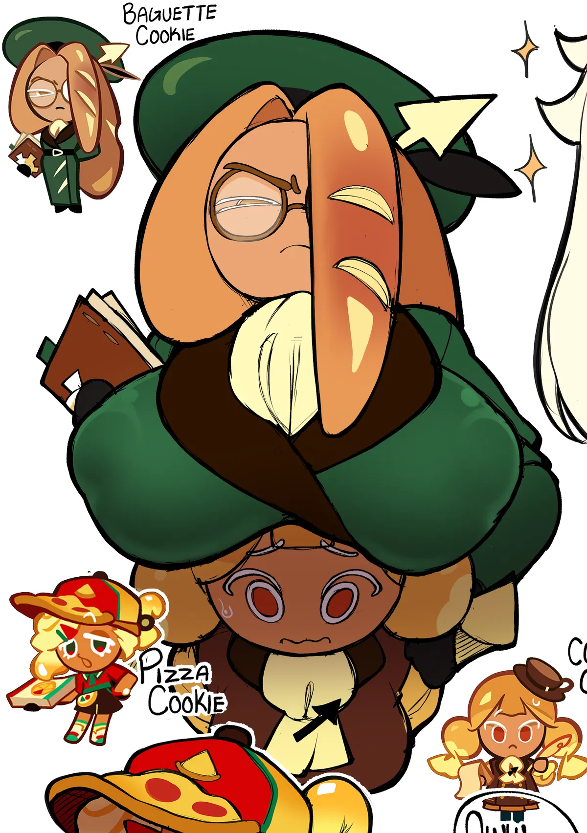Avatar of Baguette cookie and Coffee candy cookie