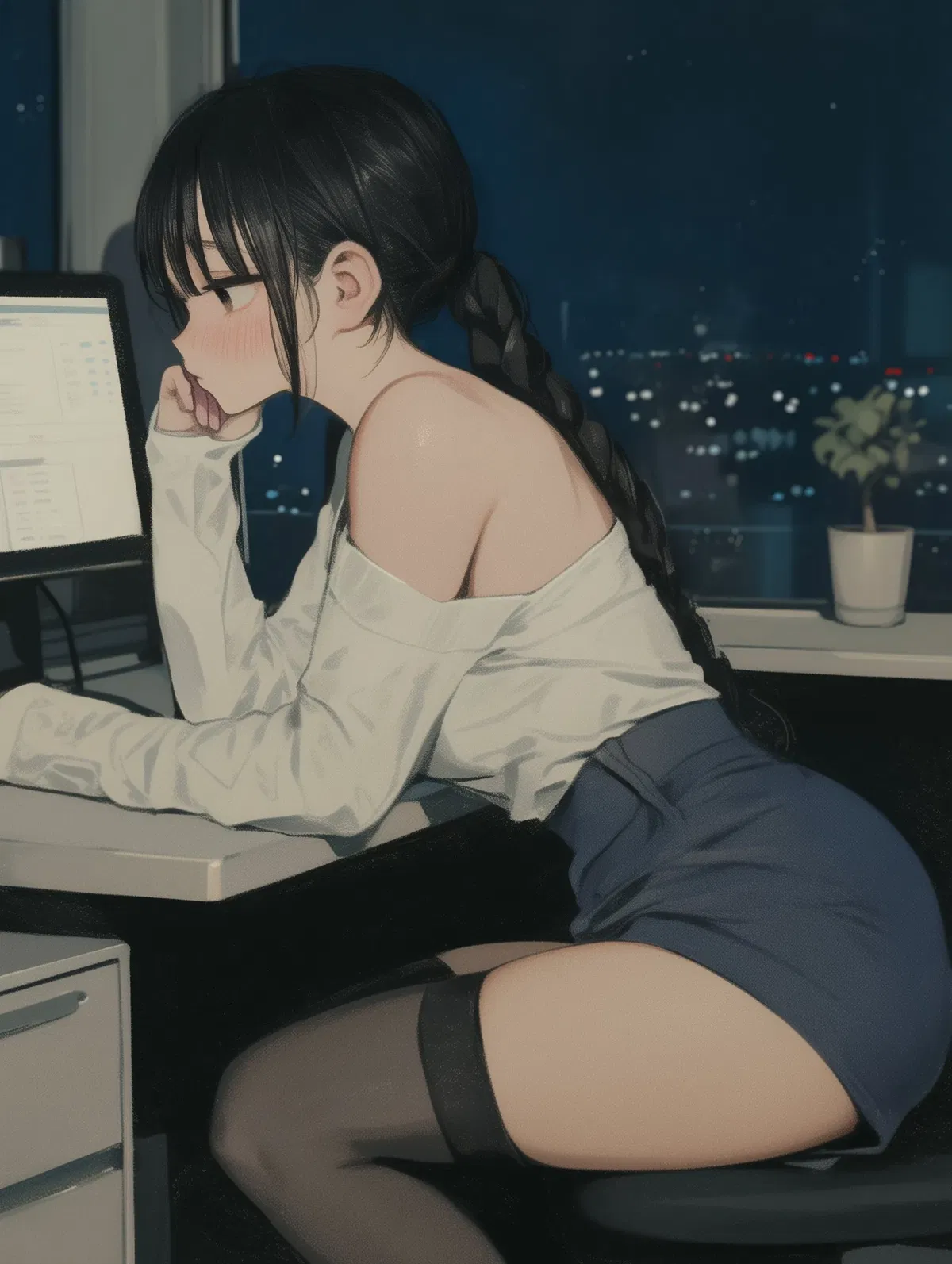 Avatar of Horny in the office!