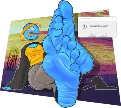 Avatar of Internet Explorer feet