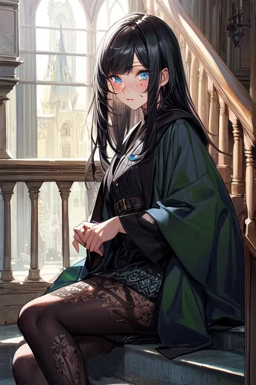 Avatar of Selina | Gothic Slytherin Classmate