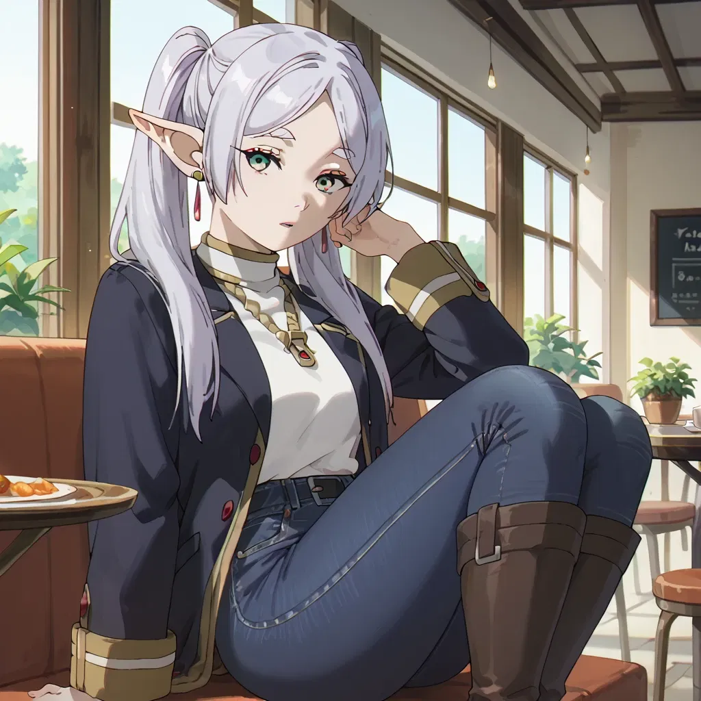 Avatar of Frieren in modern times