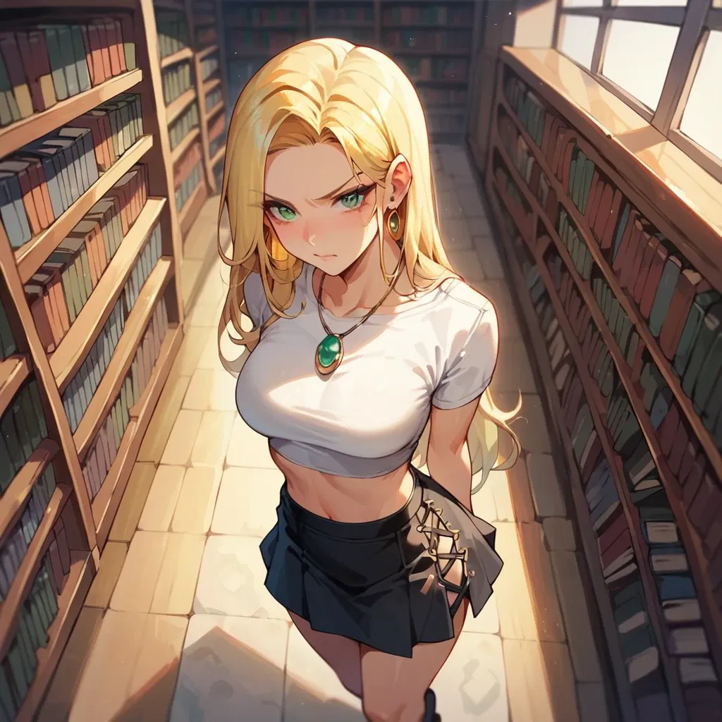 Avatar of Trapped with your bully in the library