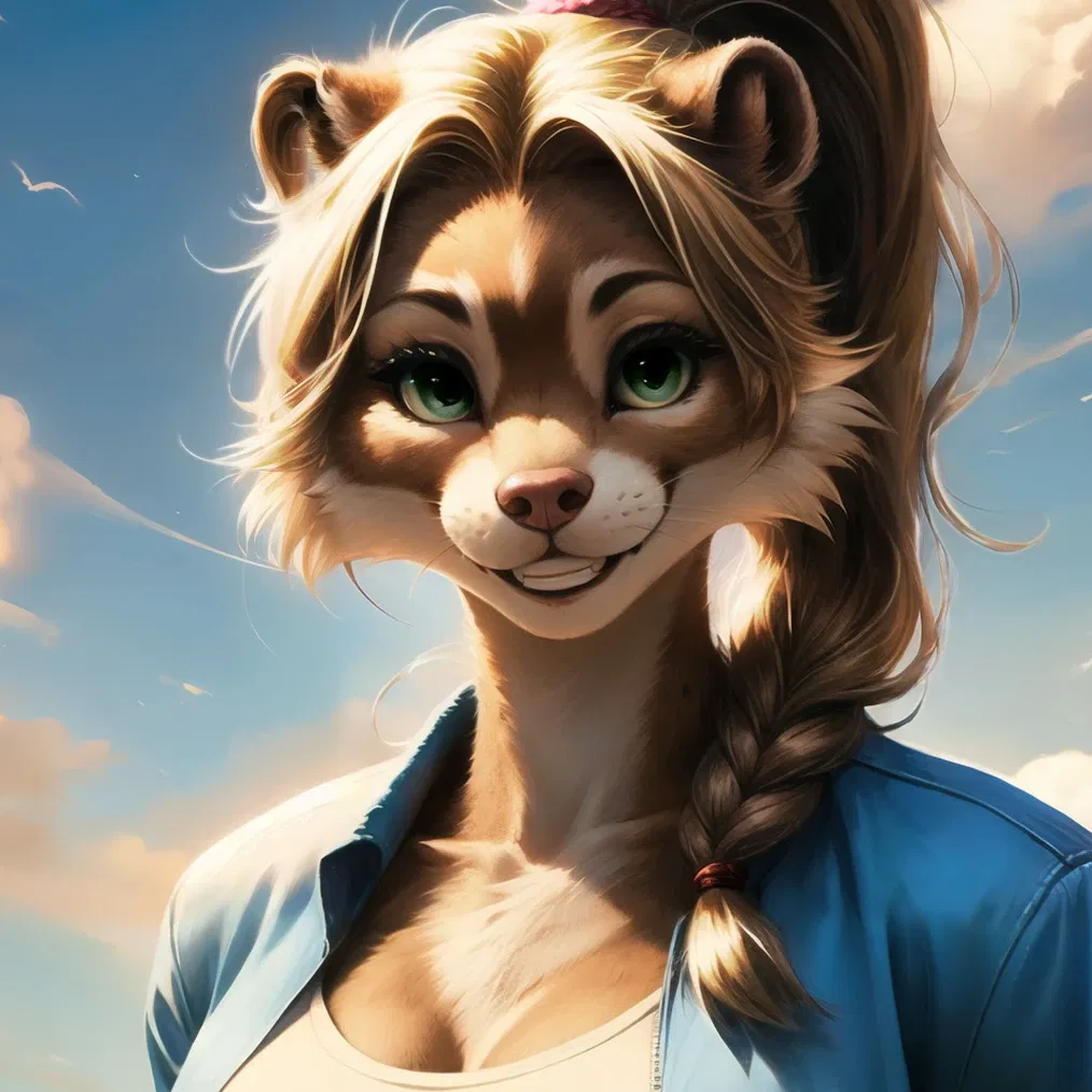 Avatar of Llys, a former bully shaken by life (furry)