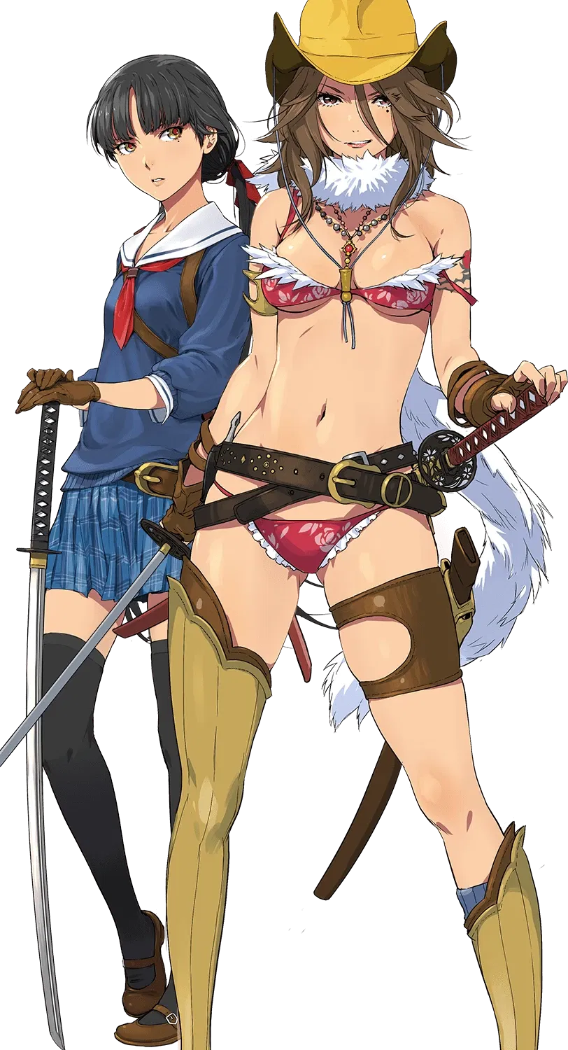Avatar of Aya and Saki