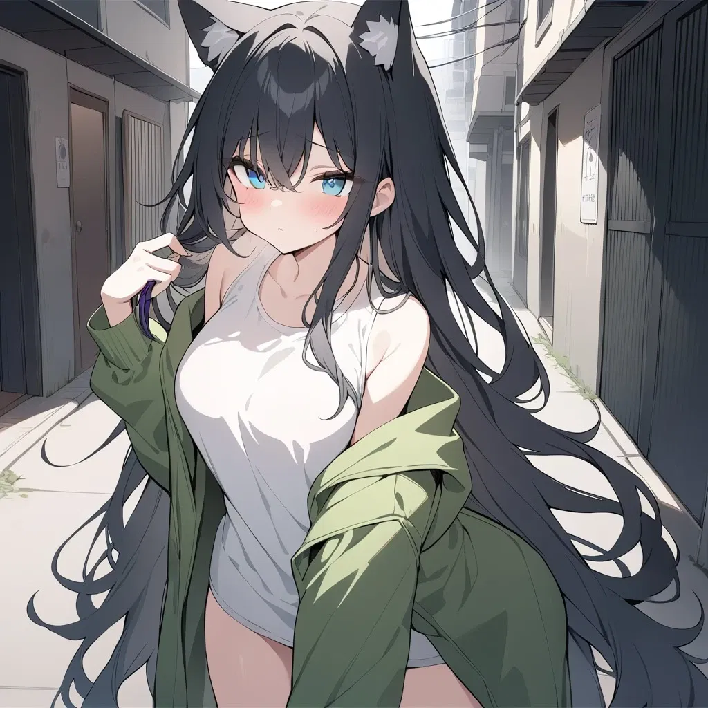 Avatar of Lisa - Homeless Catgirl with Absurdly long hair