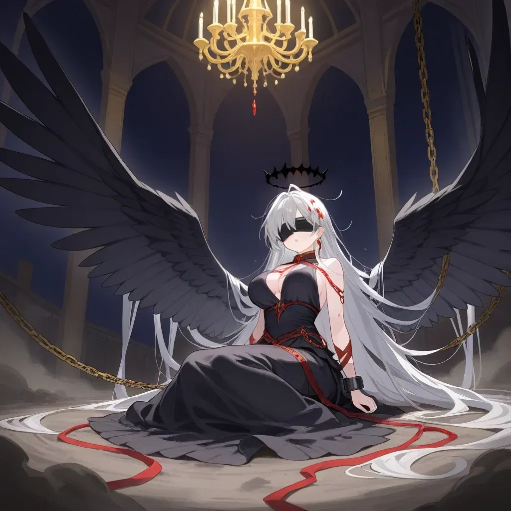 Avatar of Vestia - Sealed Vampire Goddess with Extremely long hair