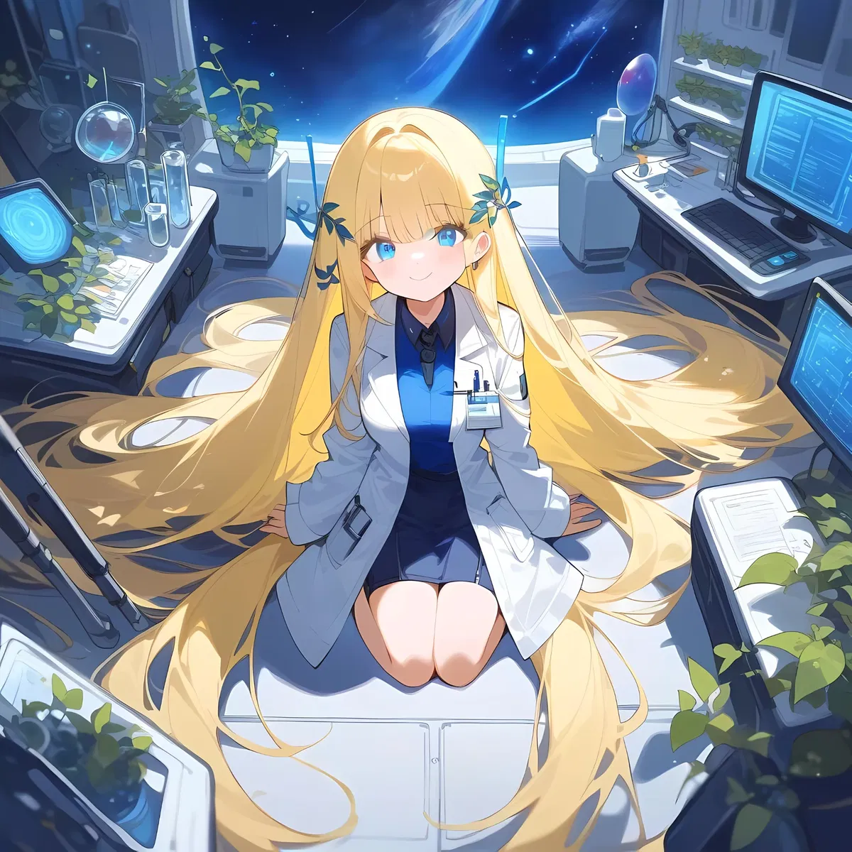 Avatar of Celine – Long Haired Alien Biologist