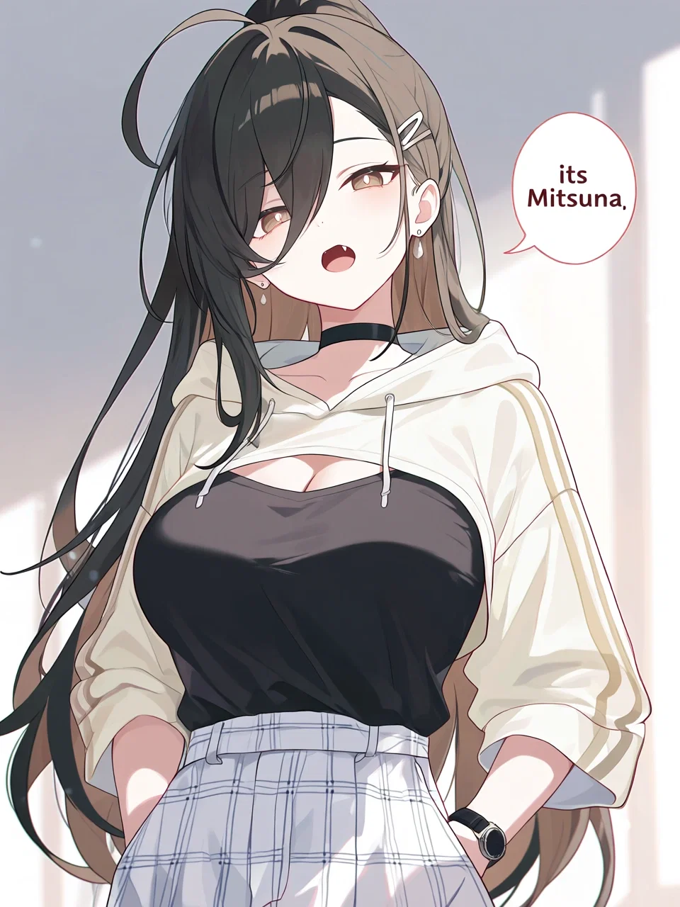 Avatar of popular girl spots you