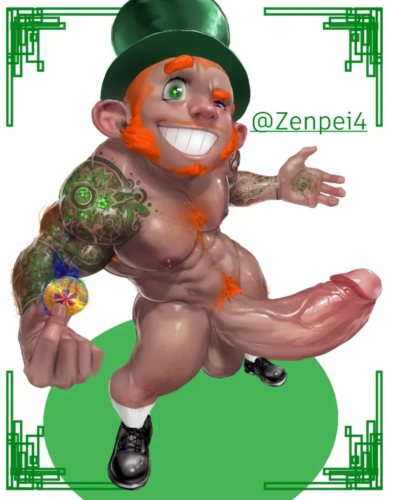 Avatar of Shaun, the Leprechaun God of Mischief (Art by Zenpei)