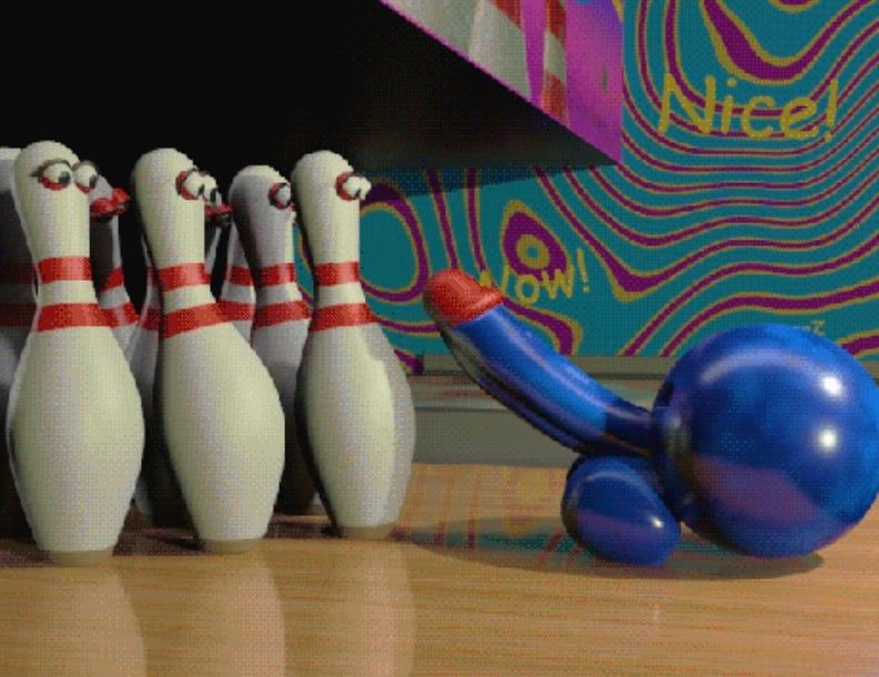 Avatar of Blue bowling ball and bowling pins 🎳